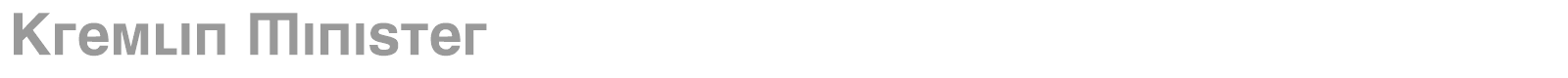 Kremlin Minister font preview